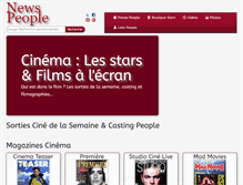Tablet Screenshot of cinema.news-people.fr